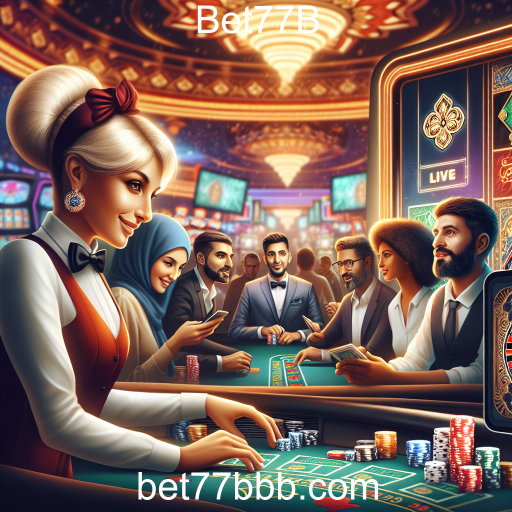 Experimente a Emoção do Cassino Ao Vivo no Bet77B